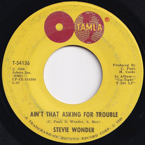 Stevie Wonder - Blowin' In The Wind / Ain't That Asking For Trouble (7 inch Record / Used)