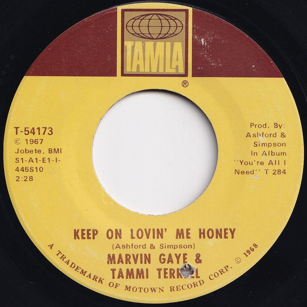 Marvin Gaye, Tammi Terrell - Keep On Lovin' Me Honey / You Ain't Livin' Till You're Lovin' (7 inch Record / Used)