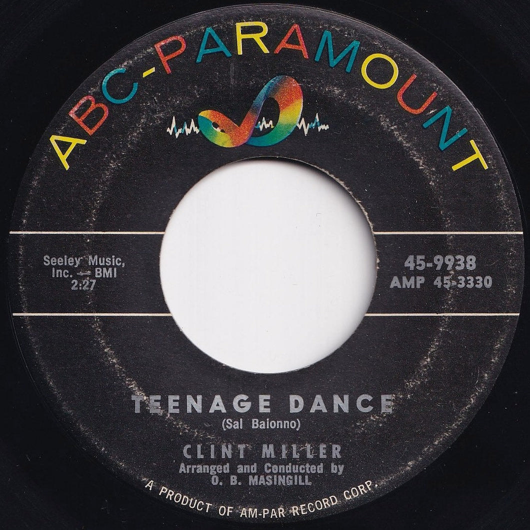 Clint Miller - Teenage Dance / Polka Dotted Poliwampus (7 inch Record / Used)