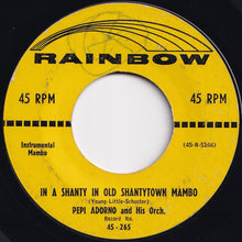 画像をギャラリービューアに読み込む, Pepi Adorno And His Orchestra - In A Shanty In Old Shanty Town / Mambo Around The World (7 inch Record / Used)
