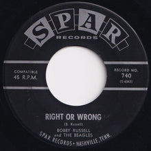 画像をギャラリービューアに読み込む, Bobby Russell - Roll Over Beethoven / Right Or Wrong (7 inch Record / Used)
