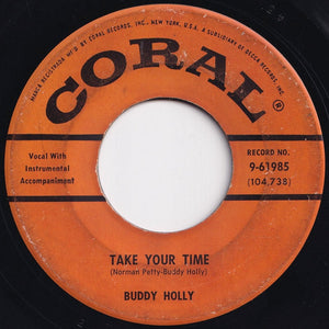 Buddy Holly - Rave On / Take Your Time (7 inch Record / Used)