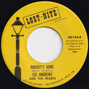 Lee Andrews And The Hearts - Try The Impossible / Nobody's Home (7 inch Record / Used)