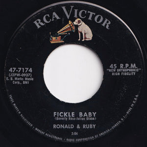 Ronald & Ruby - Lollipop / Fickle Baby (7 inch Record / Used)