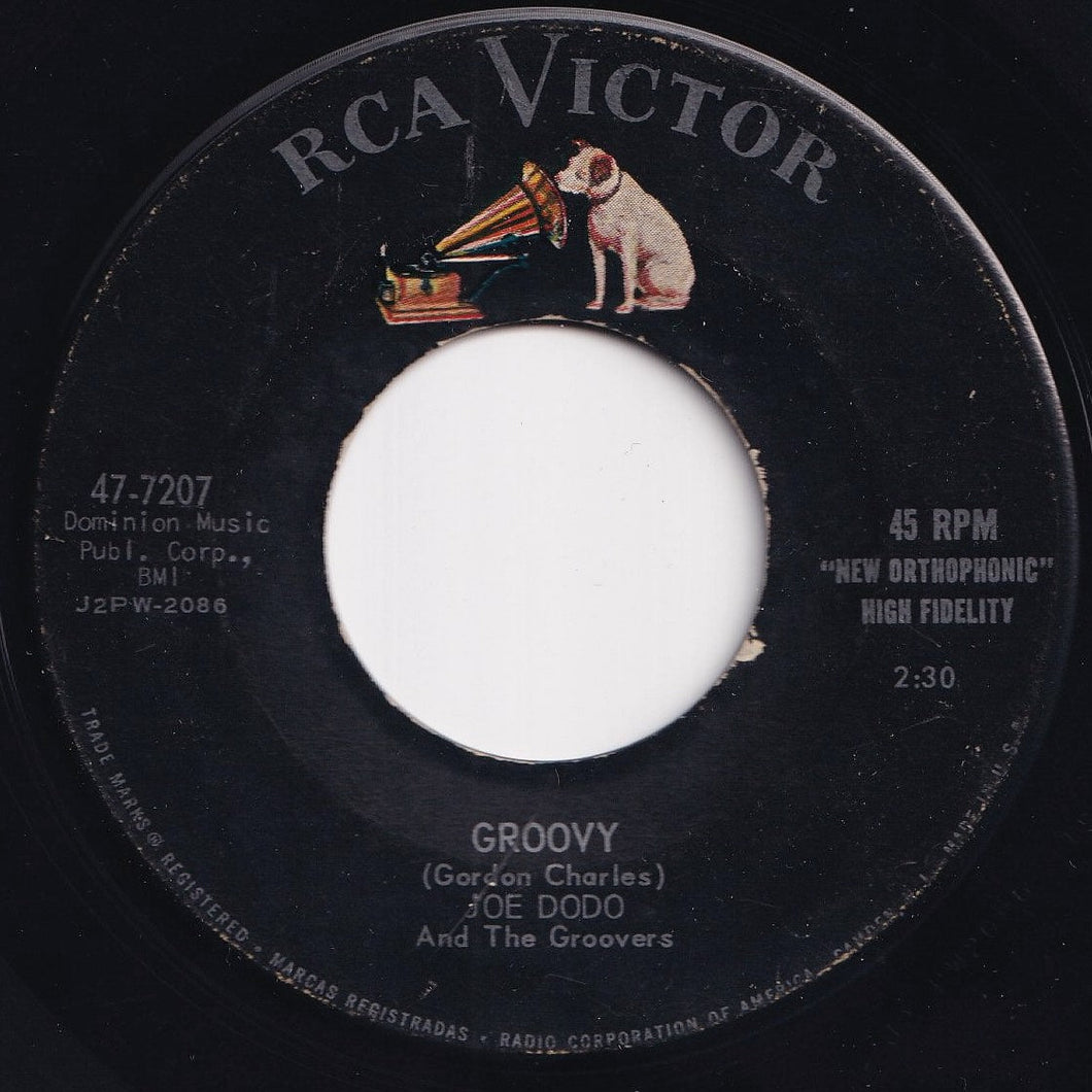 Joe Dodo And The Groovers - Groovy / Goin' Steady (7 inch Record / Used)