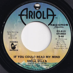 Viola Wills - If You Could Read My Mind / Somebody's Eyes (7 inch Record / Used)