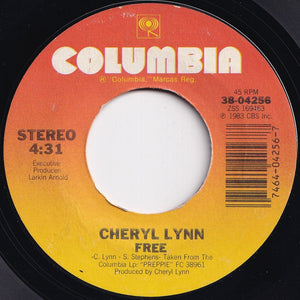 Cheryl Lynn - Encore / Free (7 inch Record / Used)