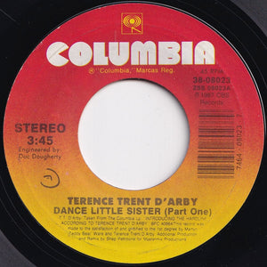 Terence Trent D'Arby - Dance Little Sister (Part 1) / (Part 2) (7 inch Record / Used)