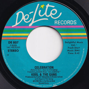 Kool & The Gang - Celebration / Morning Star (7 inch Record / Used)