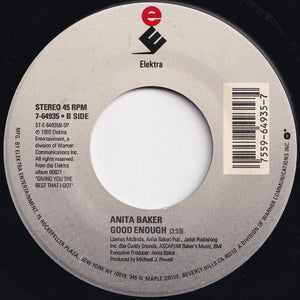 Anita Baker - Soul Inspiration / Good Enough (7 inch Record / Used)