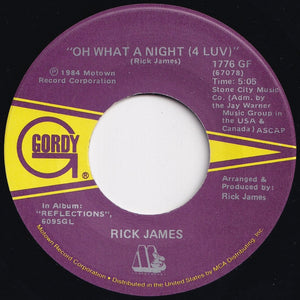 Rick James - Can't Stop / Oh What A Night (4 Luv) (7 inch Record / Used)