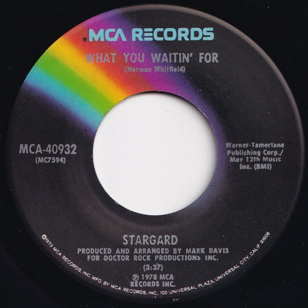 Stargard - What You Waitin' For / Smile (7 inch Record / Used)