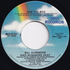 Bill Summers & Summers Heat - Jam The Box / Having Big Fun On Saturday (7 inch Record / Used)