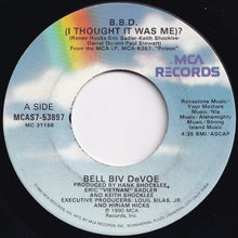 画像をギャラリービューアに読み込む, Bell Biv Devoe - B.B.D. (I Thought It Was Me)? / (Instrumental) (7 inch Record / Used)
