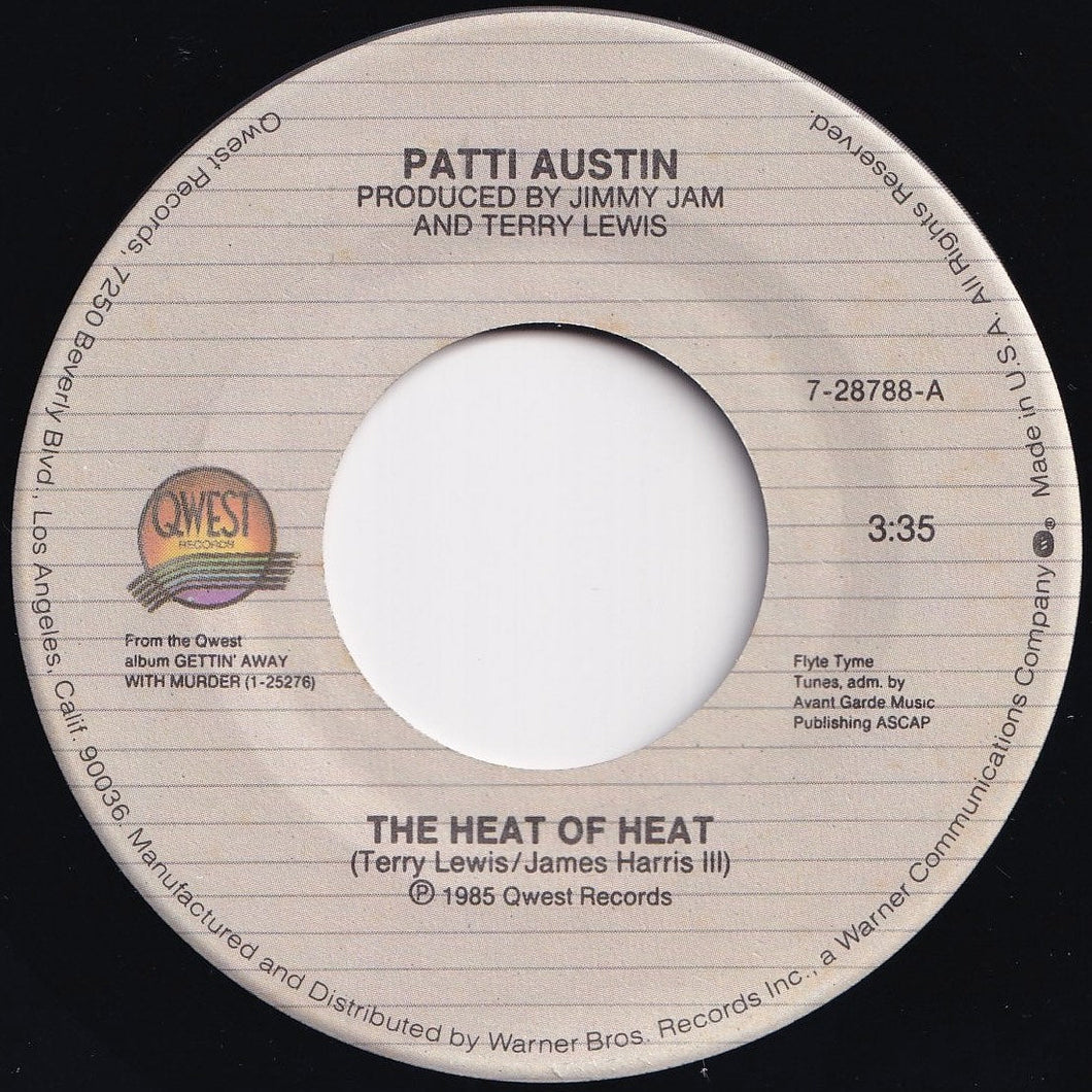 Patti Austin - The Heat Of Heat / Hot! In The Flames Of Love (7 inch Record / Used)