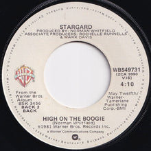 Load image into Gallery viewer, Stargard - High On The Boogie / Diary (7 inch Record / Used)
