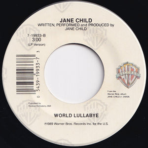 Jane Child - Don't Wanna Fall In Love / World Lullabye (7 inch Record / Used)