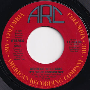 Deniece Williams - It's Your Conscience / Sweet Surrender (7 inch Record / Used)