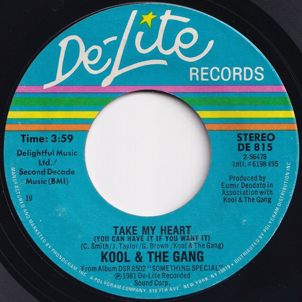 Kool & The Gang - Take My Heart / Just Friends (7 inch Record / Used)