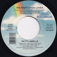 画像をギャラリービューアに読み込む, Patti LaBelle - The Right Kinda Lover / (Instrumental) (7 inch Record / Used)
