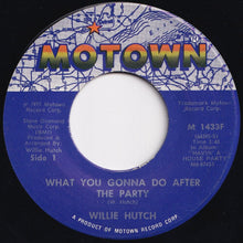 Load image into Gallery viewer, Willie Hutch - What You Gonna Do After The Party / I Feel Like We Can Make It (7 inch Record / Used)
