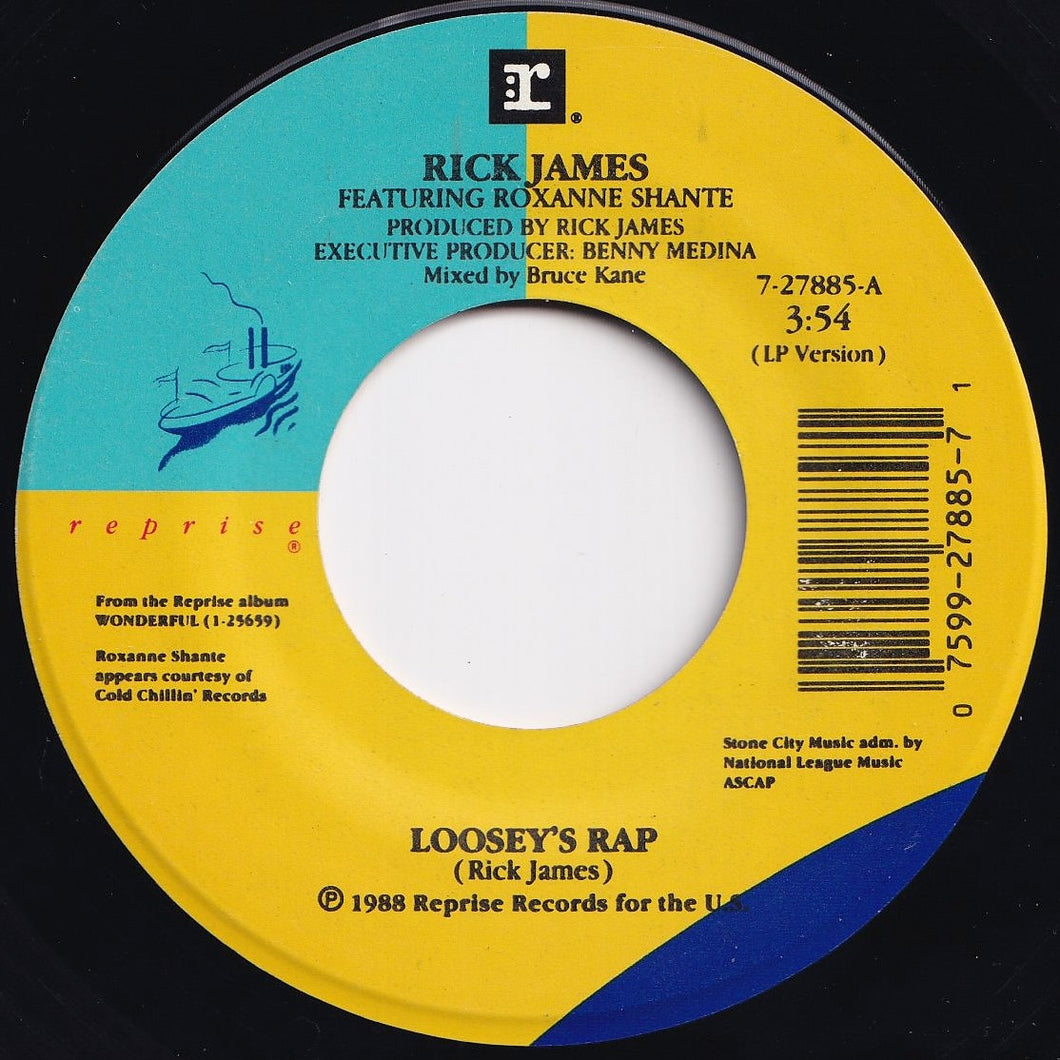 Rick James - Loosey’s Rap / (Instrumental) (7 inch Record / Used)