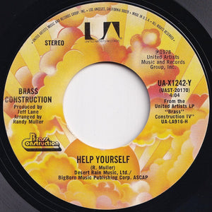 Brass Construction - Help Yourself / Pick Yourself Up (7 inch Record / Used)