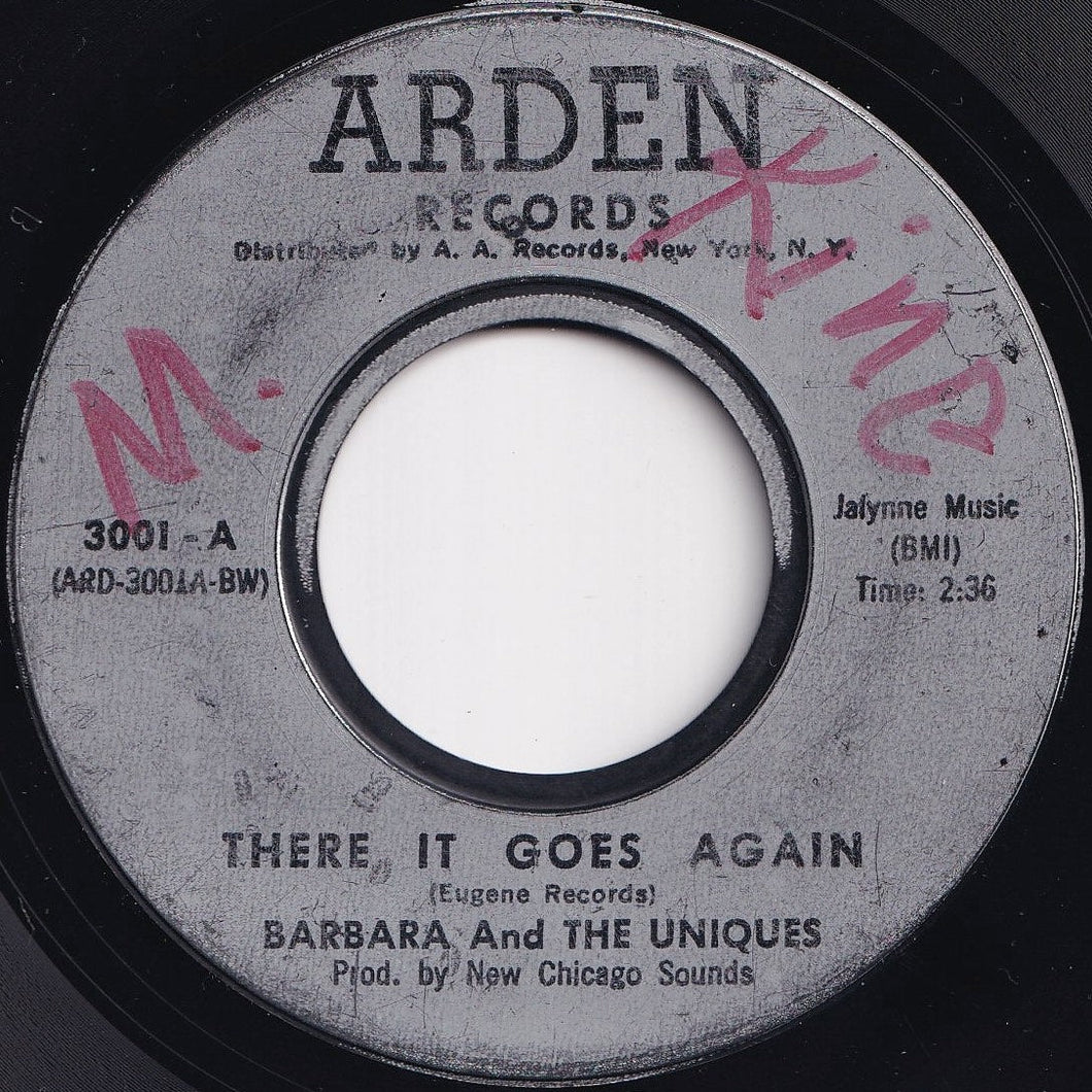 Barbara And The Uniques - There It Goes Again / What's The Use (7 inch Record / Used)