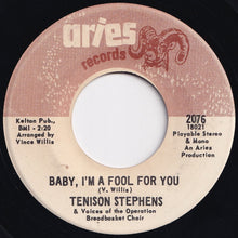 Load image into Gallery viewer, Tenison Stephens - Hurry Change (If You&#39;re Coming) / Baby, I&#39;m A Fool For You (7 inch Record / Used)
