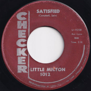 Little Milton - Satisfied / Someone To Love (7 inch Record / Used)