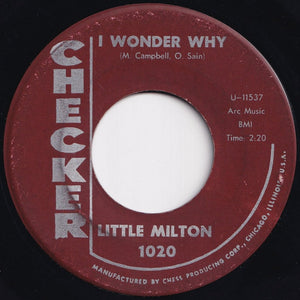 Little Milton - Losing Hand / I Wonder Why (7 inch Record / Used)