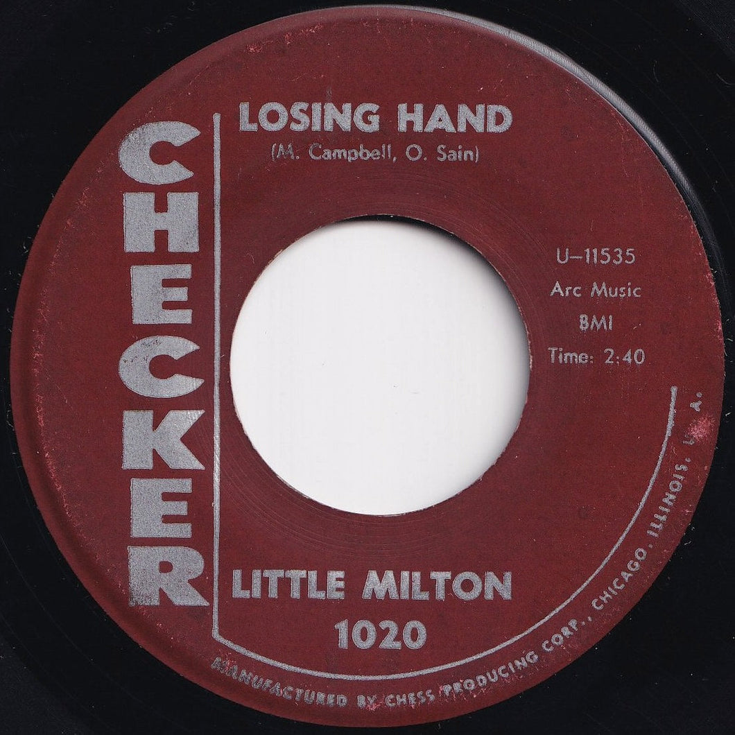 Little Milton - Losing Hand / I Wonder Why (7 inch Record / Used)