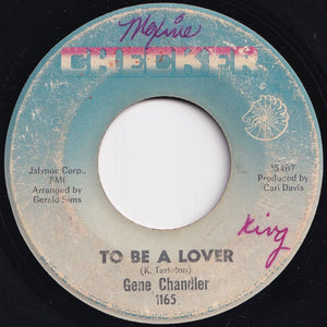 Gene Chandler - To Be A Lover / After The Laughter (Here Come The Tears) (7 inch Record / Used)