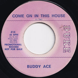 Buddy Ace - Hold On (To This Old Fool) / Come On In This House (7 inch Record / Used)