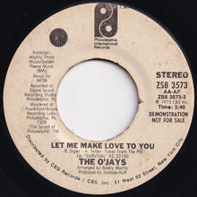 画像をギャラリービューアに読み込む, O&#39;Jays - Let Me Make Love To You / Survival (7 inch Record / Used)
