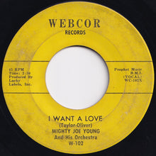 Load image into Gallery viewer, Mighty Joe Young And His Orchestra - I Want A Love / Hey Baby (7 inch Record / Used)
