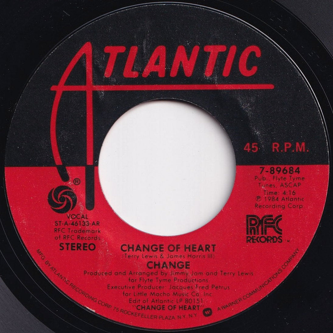 Change - Change Of Heart / True Love (7 inch Record / Used)