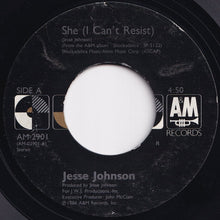 Load image into Gallery viewer, Jesse Johnson - She (I Can&#39;t Resist) / Black In America (7 inch Record / Used)
