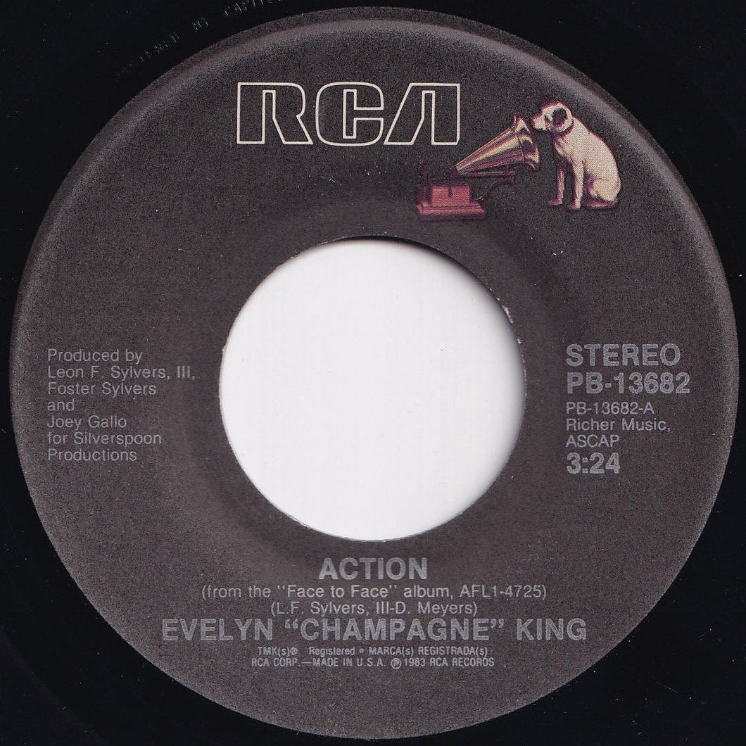 Evelyn Champagne King - Action / Let's Get Crazy (7 inch Record / Used)