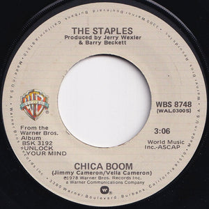 Staples - Chica Boom / Handwriting On The Wall (7 inch Record / Used)