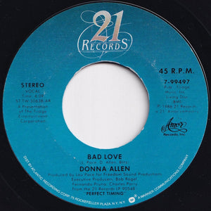 Donna Allen - Serious / Bad Love (7 inch Record / Used)