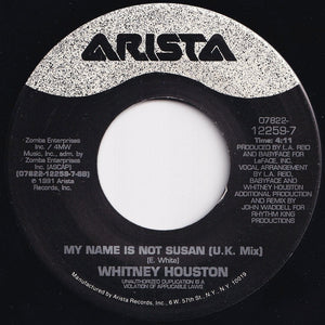 Whitney Houston - My Name Is Not Susan / (U.K. Mix) (7 inch Record / Used)