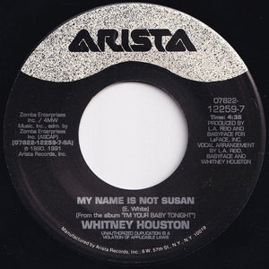 Whitney Houston - My Name Is Not Susan / (U.K. Mix) (7 inch Record / Used)