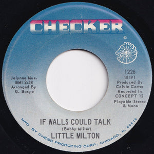 Little Milton - If Walls Could Talk / Loving You (7 inch Record / Used)