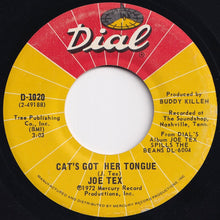 画像をギャラリービューアに読み込む, Joe Tex - Cat&#39;s Got Her Tongue / Woman Stealer (7 inch Record / Used)
