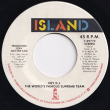 画像をギャラリービューアに読み込む, World&#39;s Famous Supreme Team - Hey D.J. / (Instrumental) (7 inch Record / Used)
