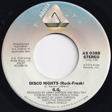Load image into Gallery viewer, G.Q. - Disco Nights (Rock-Freak) / Boogie Oogie Oogie (7 inch Record / Used)
