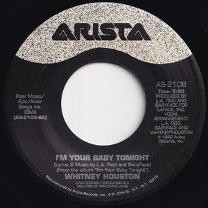 Whitney Houston - I'm Your Baby Tonight / I'm Knockin' (7 inch Record / Used)