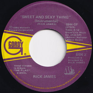 Rick James - Sweet And Sexy Thing / (Instrumental) (7 inch Record / Used)