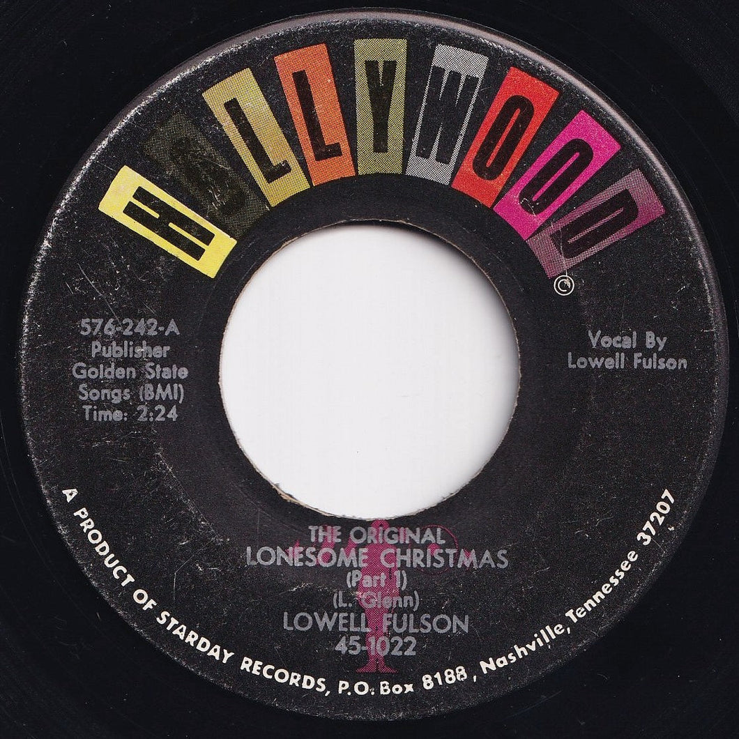 Lowell Fulson - The Original Lonesome Christmas (Part 1) / (Part 2) (7 inch Record / Used)